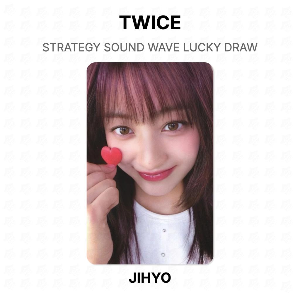 Twice STRATEGY ONDA SONORA SORTEIO OFICIAL Fotocarteira Oficial