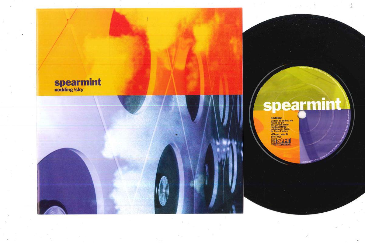 

7inch Record SPEARMINT - Nodding / Sky SYFT001 SYFT 1999 Japan Rock Used