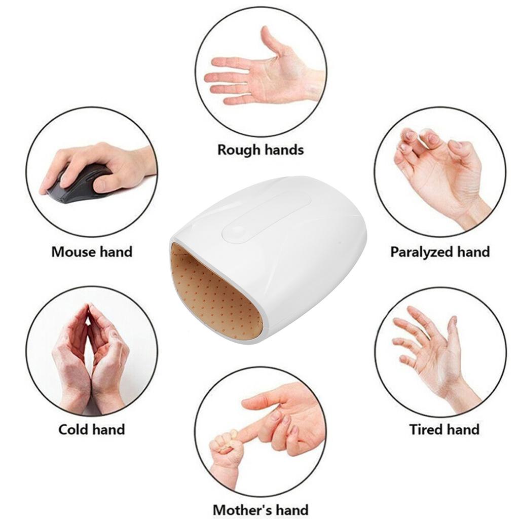 18W Electric Hand Massager Palm Finger Acupoint Wireless Massage Air Pressure Air Compression Finger Massager