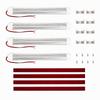 4 Pack 72LED LED Light Bar Low Voltage Light Tube Bright LED Light  RV