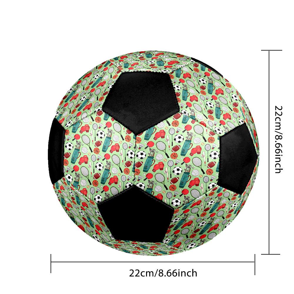 1pc Sports Equipment Foot-Friendly, Anti-Slip and Wear-Resistant, High Elasticity, size 5 Indoor/Outdoor Universal Soccer Ball/Football Q260863