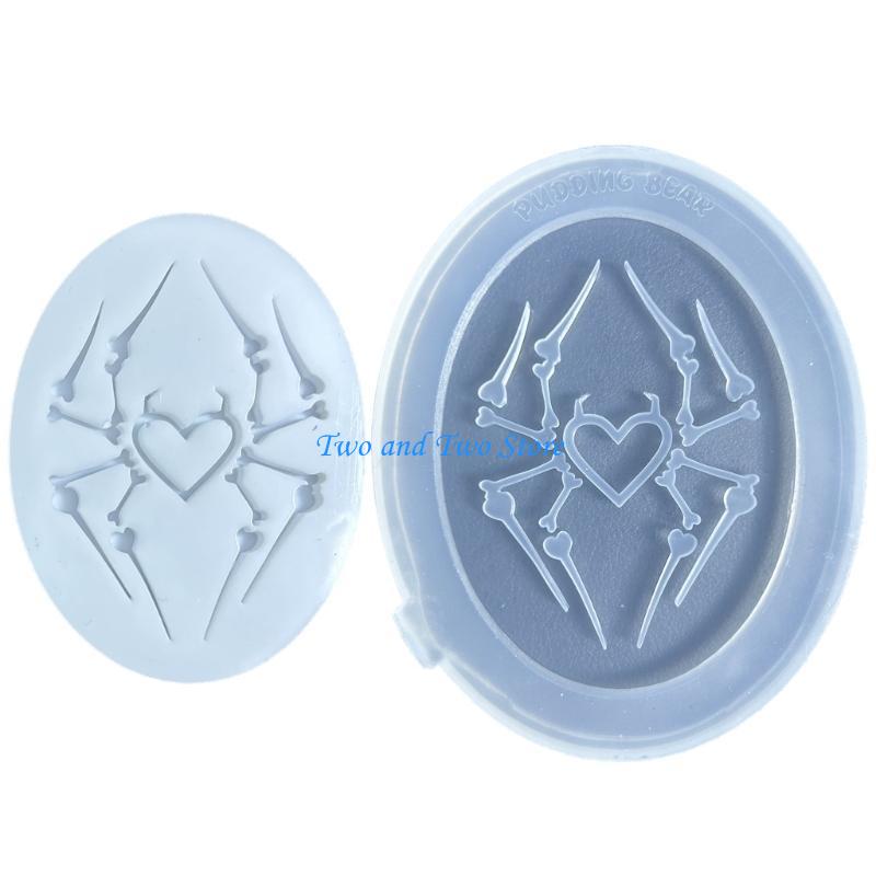HX6F Spiders Pendant Molds Casting Mould Jewelry Finding Mold Silicone Material