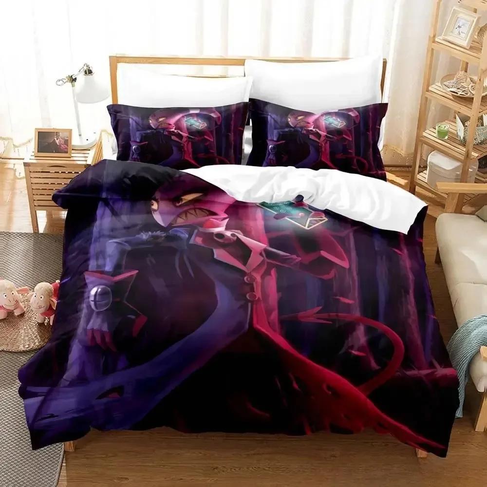 New Blitzo Boss Bedding Set Single Twin Full Queen King Size Bed Set Adult Kid Bedroom Duvet Cover Sets Anime Parure De Lit Bed