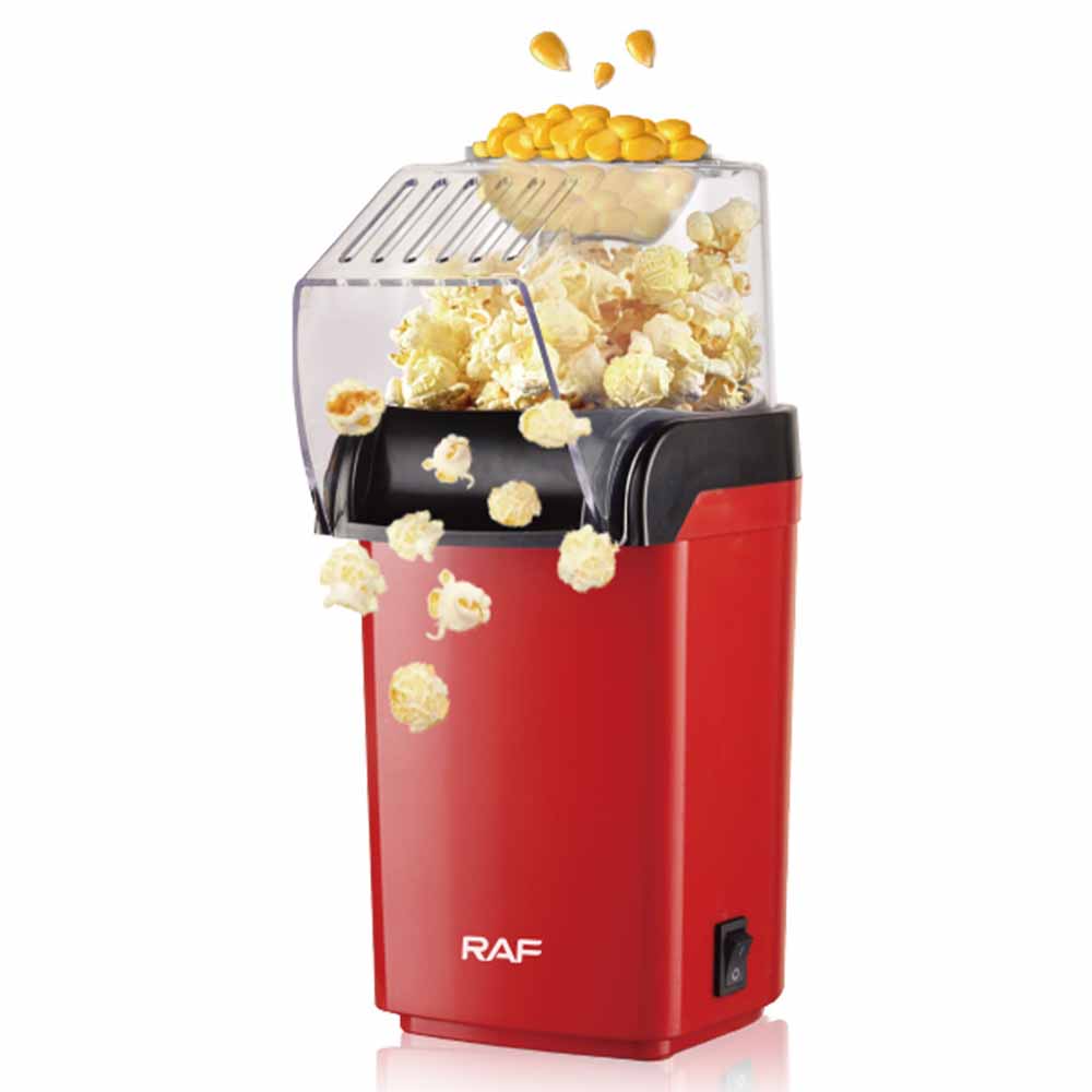 RAF R.9014 EU Adapter Fast Hot Air Popcorn Popper DIY Popcorn Maker with Measuring Cup (No FDA,BPA-Free) A