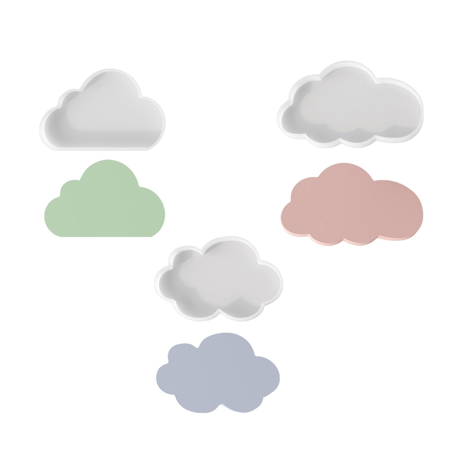 

Cloud Coaster Силіконова форма для ручної роботи Гіпс Бетон Глина Лоток Смола Форми Цемент Виготовлення посуду Прикраси для дому A