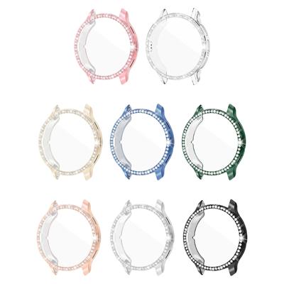 Soft TPU Watch Cover with Imitation Diamond Replacement for Venu 3/3S Watch Electroplated Protections Sleeve Case