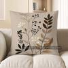 Home Decor Modern Black And White Floral Pattern Pillow Cover Pattern Cushion Cover Suitable For Sofa Bedroom Car Pillow Cover