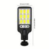 Intelligent LED solar light outdoor sensing wall light 3-mode light control decorative garden safety lighting suitable for courtyards and villas