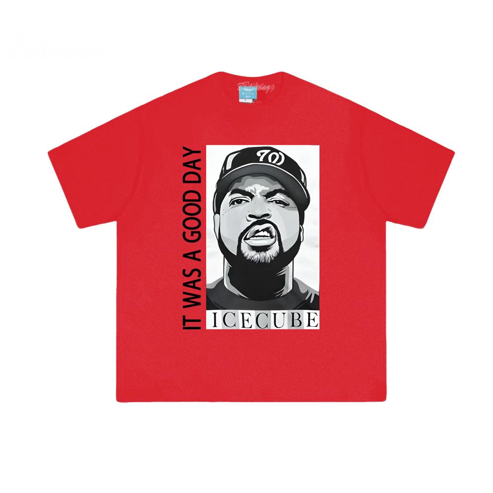 Ice Cube póló nyári hip-hop póló rövid ujjú koreai 100% pamut póló O-nyakú ruházat amerikai rapper női/férfi felsők