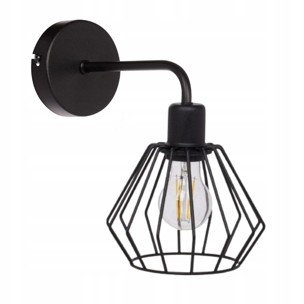 Kinkiet lampa ścienna loftowa nowoczesna edison led diament e27 polska