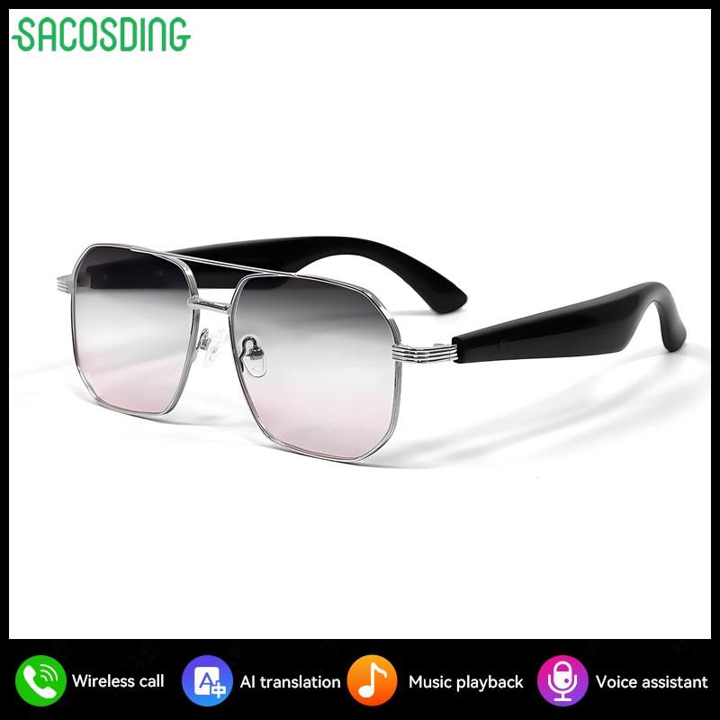 New AI Simultaneous Interpretation Smart Glasses Bluetooth 5.4 Sunglasses Glasses Wireless Call HIFI Music Anti-UV For Men And Women