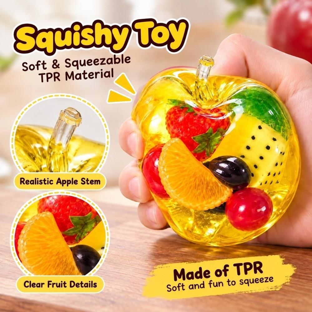 Stress Relief Fruit Squeeze Toy Simulation Fruit Stress Relief Squishy Fruit Squishy Toy Gift