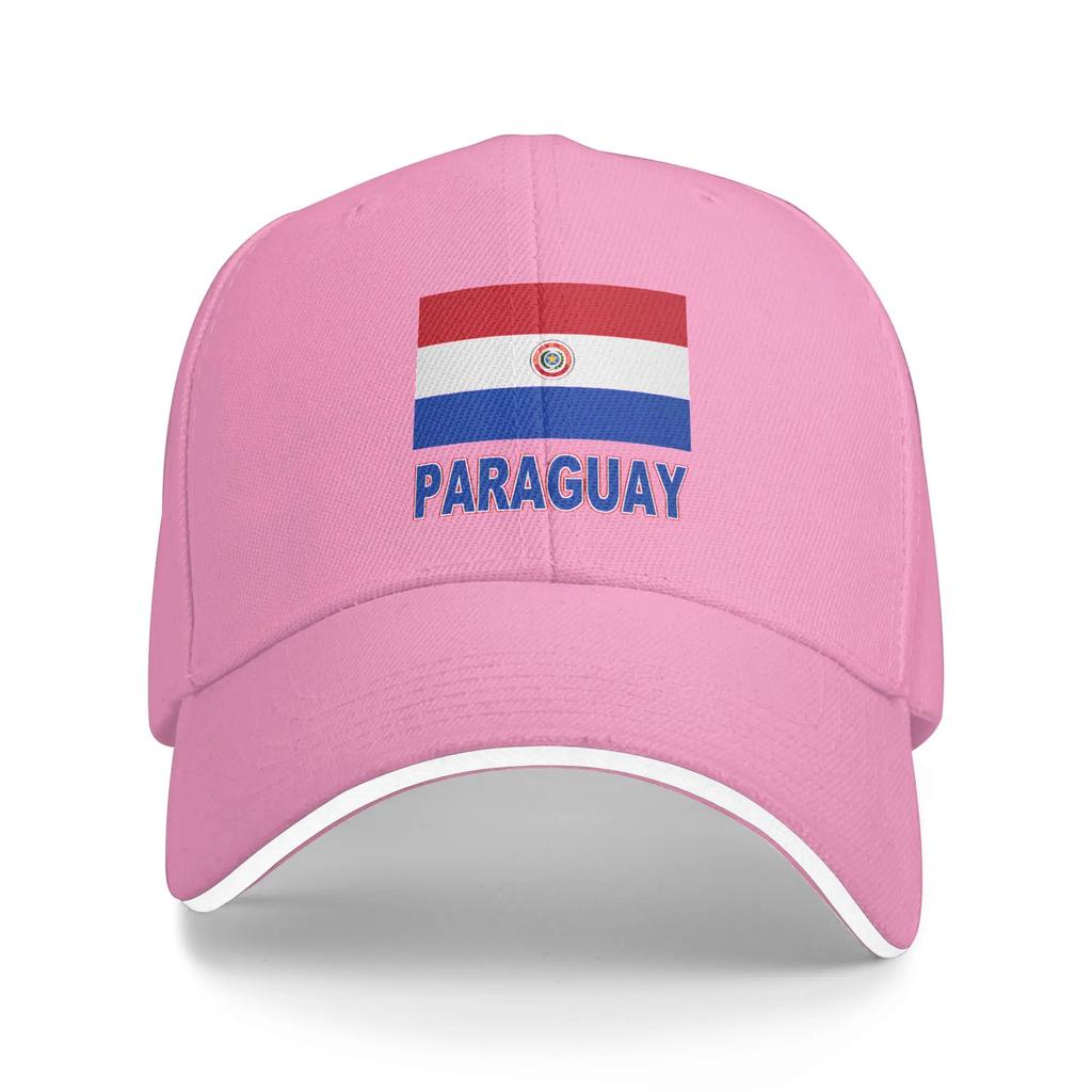 PARAGUAY Bandiera Design Artistico Sole Cappellino da Baseball Estate Vintage Cappellino Trucker per Unisex Adolescenti Sport all'Aperto Cappellini da Baseball