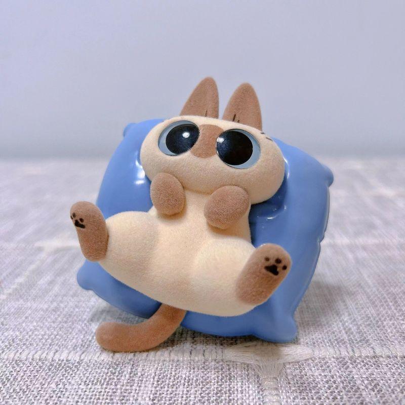 Authentic Siamese Cat Azuki Neko Periphery Plush Blind Box Cute Decoration Figure Second Series Girls Gift Handmade New Style
