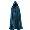 Unisex Hooded Cloak With Drawstring Closure Perfect For Halloween And Masquerade Balls