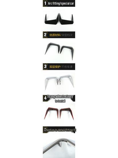 RAV4 Vanguard Knife Fog Light Trim & Bumper Anti-Scratch Bright Strip