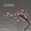 Single Artificial Plum Blossom Branch: Elegant Silk Flower for Indoor Vase Decoration