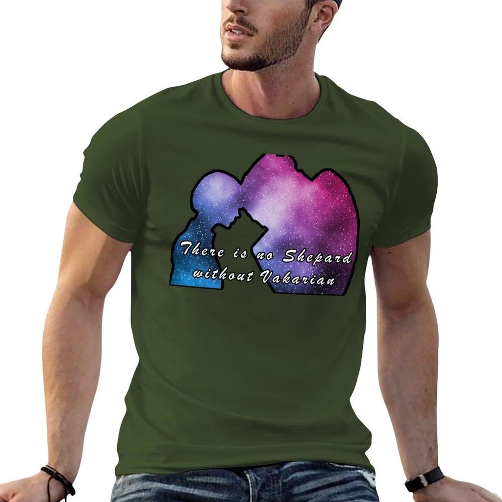 Mass Effect Femshep Garrus There Is No Shepard Without Vakarian Tshirt Shirts Graphic Graphics Unisexs Tshirts