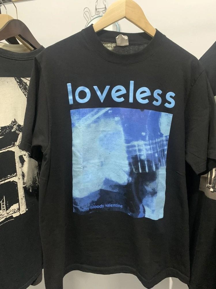My Bloody Valentine Loveless Черная футболка унисекс с коротким рукавом Репринт Футболка унисекс XXXL