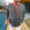 Camicia da uomo con inserti in rete