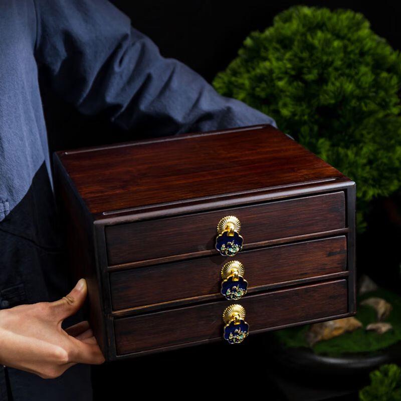 Bamboo Multi-Layer Pu'er Tea Cake Storage Box