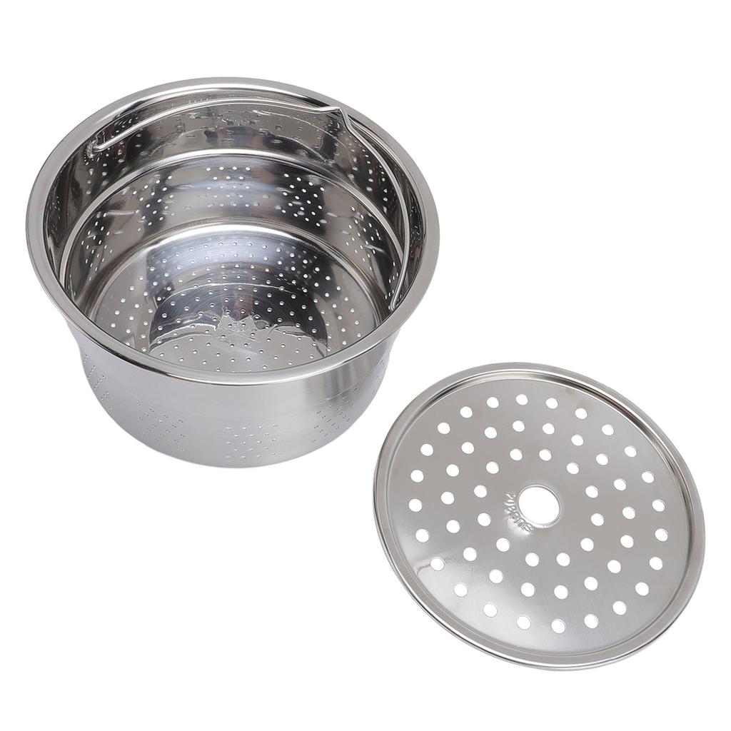 Oală pentru gătit la abur pentru robot de bucătărie TM5 TM6 Coș pentru gătit la abur Oțel inoxidabil Instrument de bucătărie