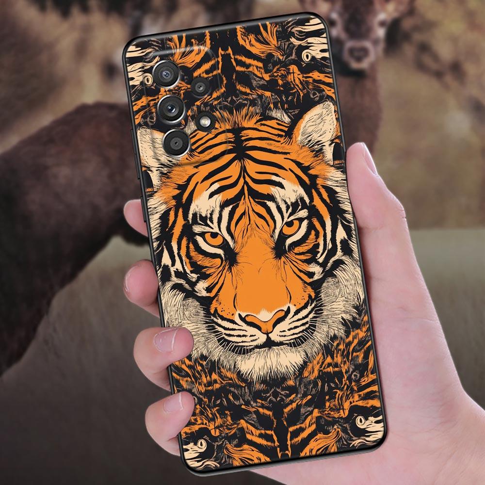 The Wolf Lion Cat Phone Case For Samsung Galaxy A57 A56 A37 A55 A36 5G A26 A54 A52 A35 A34 A25 A17 A16 A15 A07 A06 Soft Cover