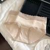 7A Antibacterial Japanese Sweet Cotton Mid-Waist Girls' Briefs - Soft, Breathable, and Comfortable.