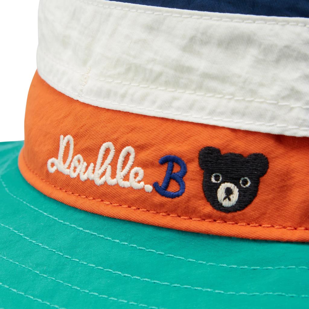 [MIKI HOUSE] Chapéu MIKI HOUSE Double B, Proteção UV, Cobertura de Quebra-Sol Incluída, Chapéu de Quebra-Sol, Meninos, Meninas, Bebê, Crianças, Roupa Infantil,