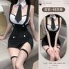 Sexy secretary sexy lingerie female passion seduction uniform suit hot flirting robe