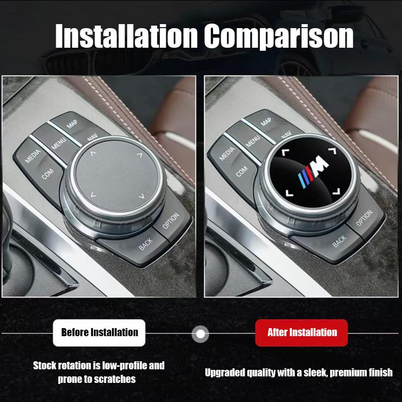 Car M Power Emblem Multimedia Button Cover Trim Knob Stickers For BMW G30 G32 G01 G02 G05 G06 G07 G26 G23 G22 F40 F20 G08 G16