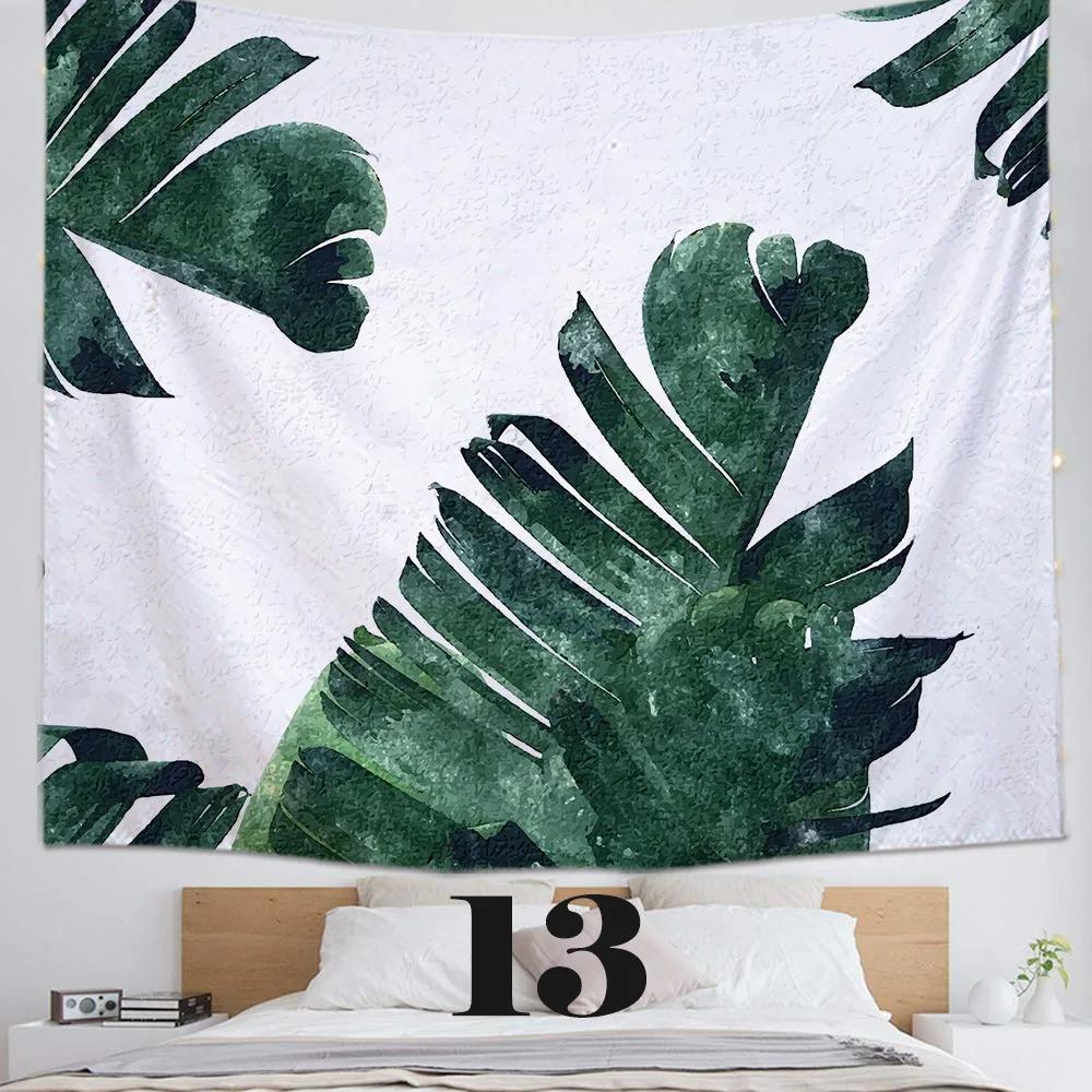 Watercolor Painting Floral Decorative Tapestry Home Wall Living Room Office Decorative Tapestry