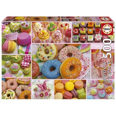 Puzzle 500 Teile : Süße Party-Collage