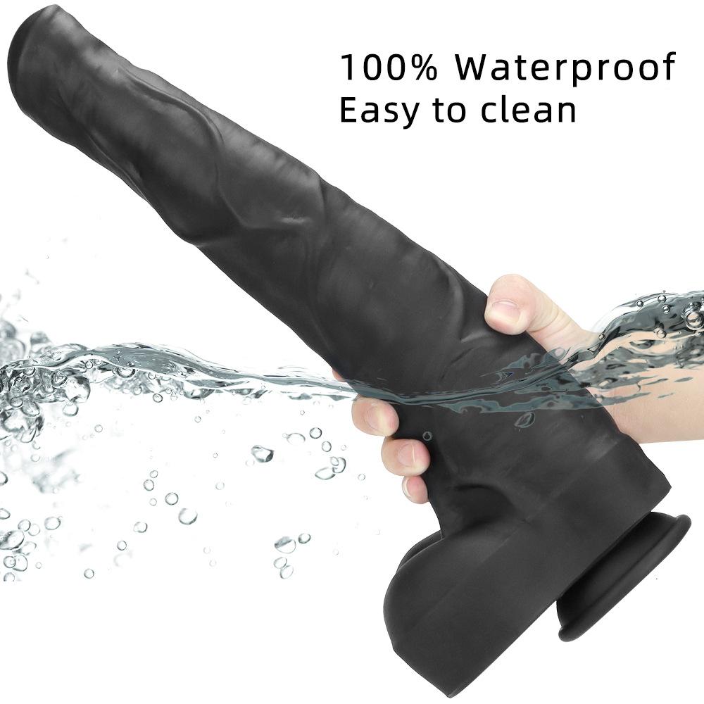 Big Black Horse Dildo Anal Plug Suction Penis Fisting Adult Sex Toy Realistic Dick Fetish Harness BDSM