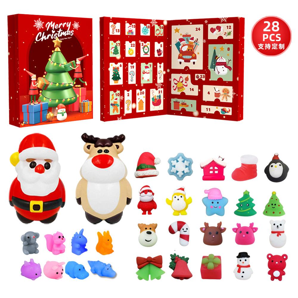 Fidget Christmas Advent Calendar 24 Days of Surprises Fidget Gift Box Christmas Countdown Advent Calendars for Kid New Year Gift