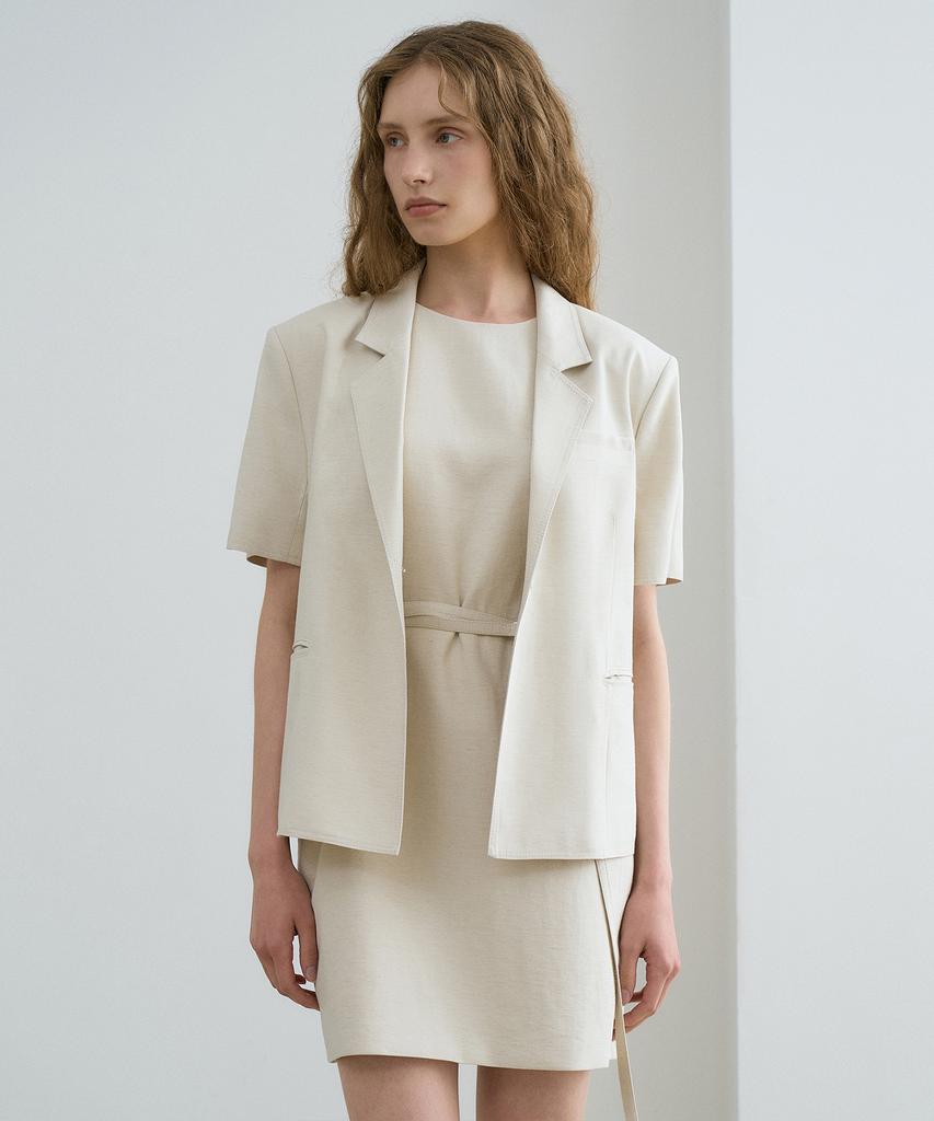 Rene J Belted Basic Mini Dress