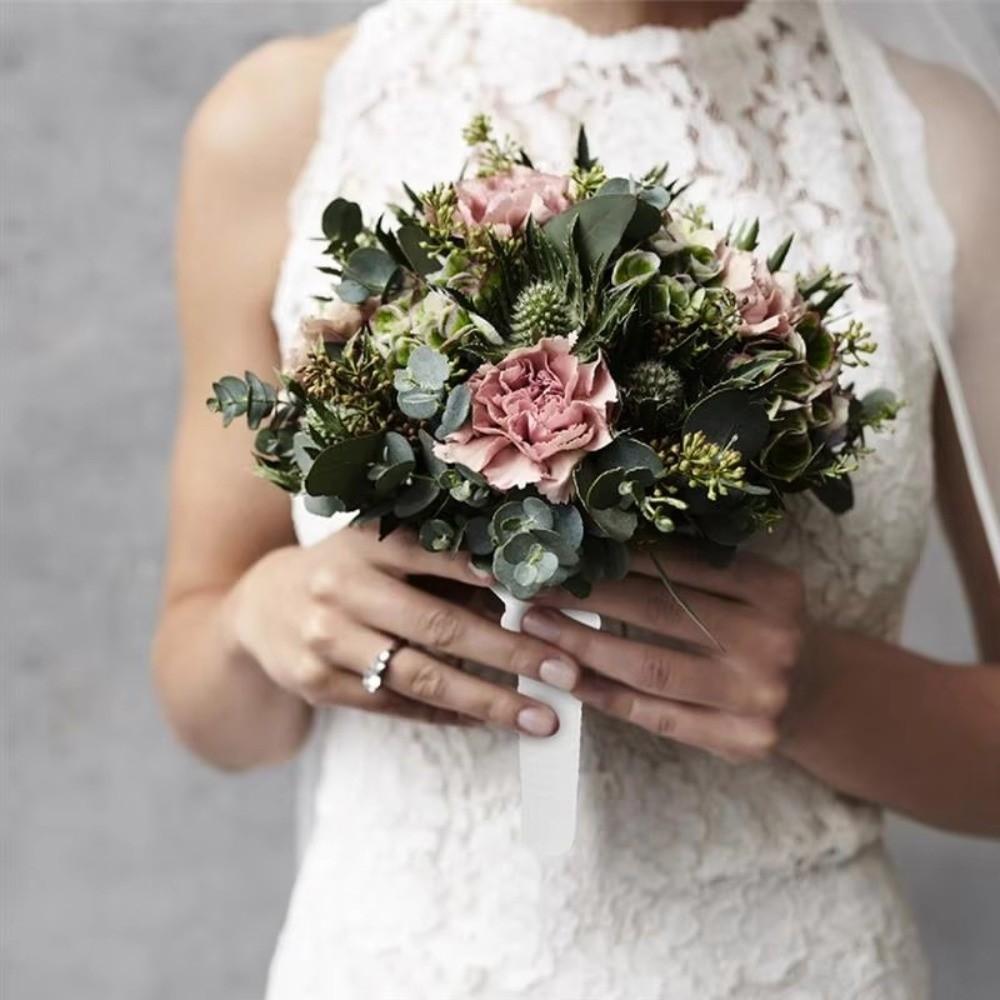 Half Round Foam Bouquet Holder Foam Material Floral Handle Floral Arrangement Supplies