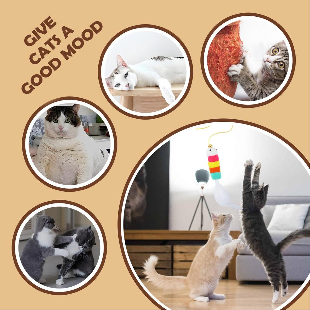 Electric Cat Toy Interactive Electric Pet Game Hangable Smart Kitten Exercise Toy For Exercise Fitness Training Enrichment