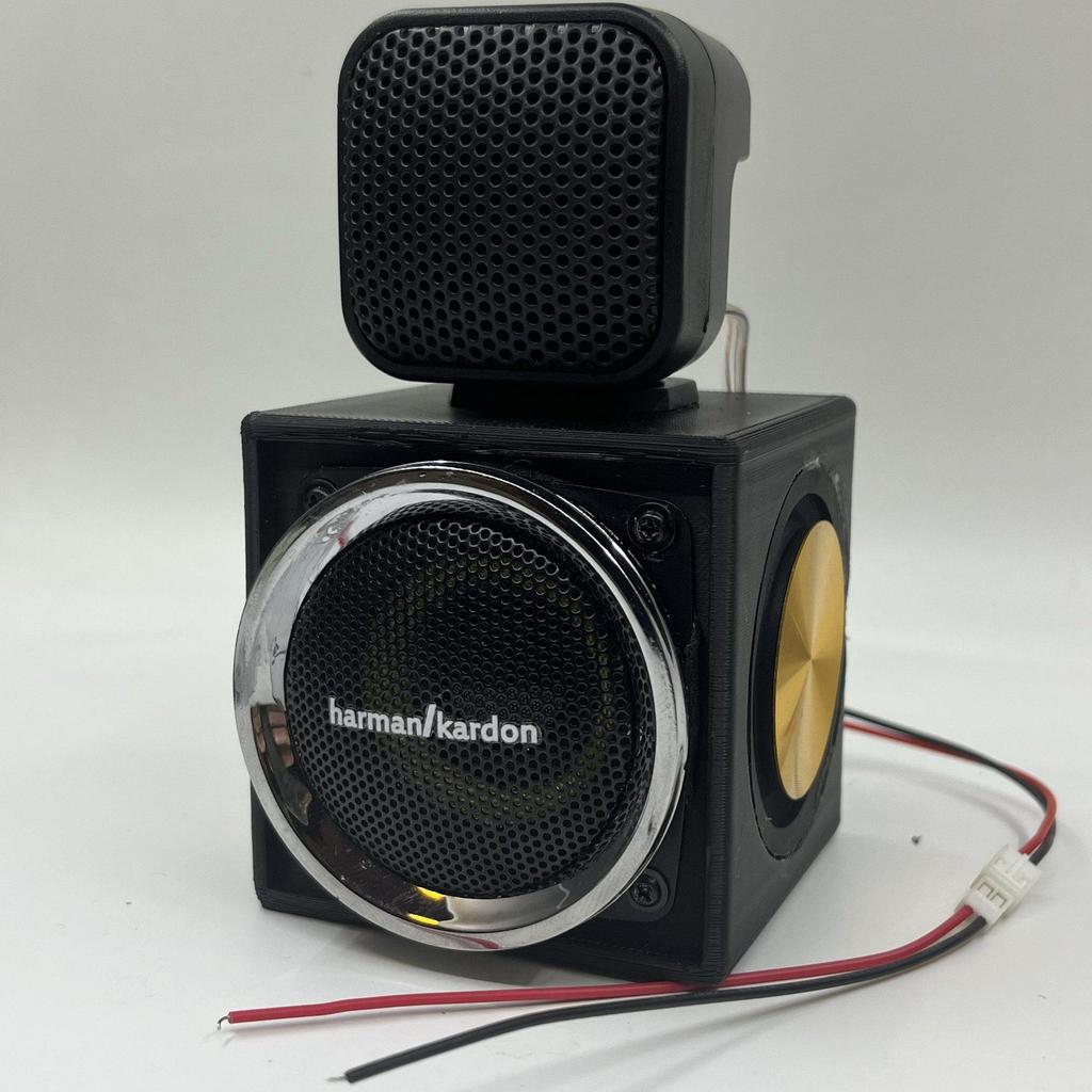 2" 4-Ohm 15W/20W Subwoofer with Dual Diaphragms, Waterproof Chamber for DIY Audio & EV Mods