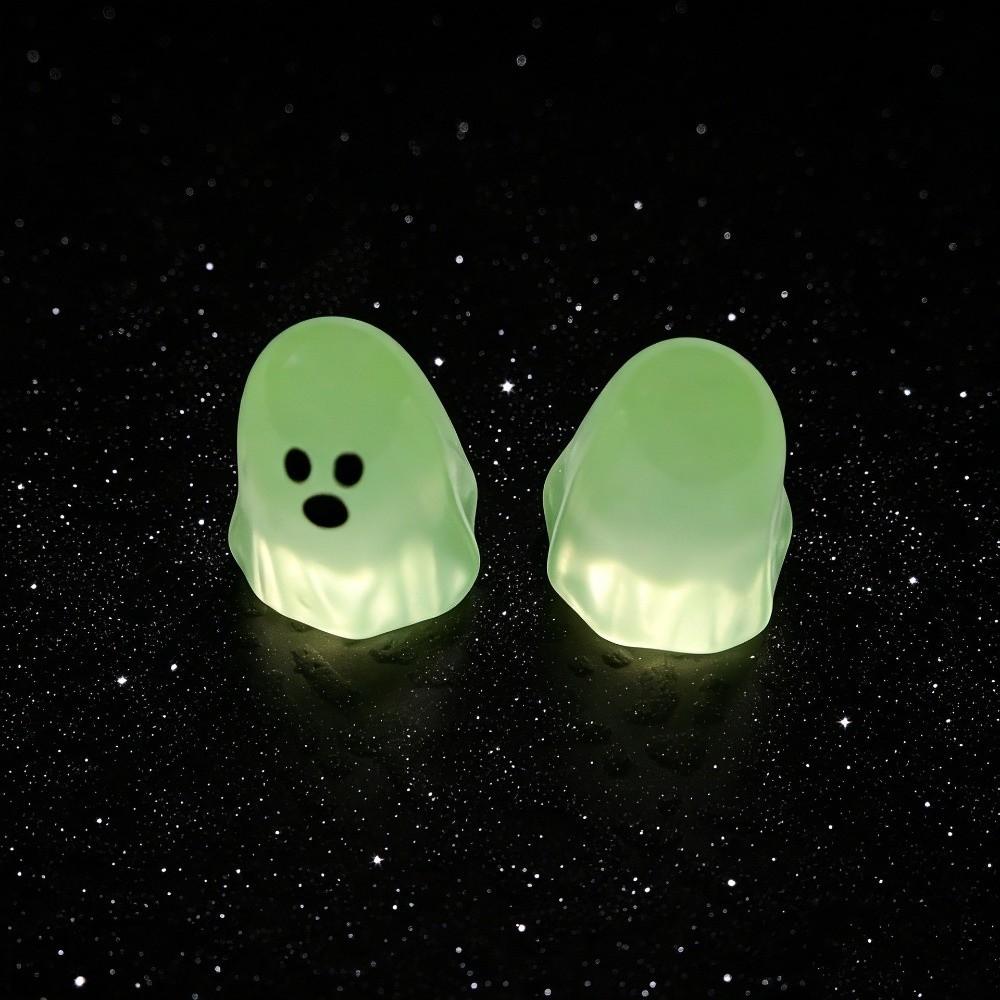 12 PCS/SET Resin Glow In The Dark Ghosts Creative Ghost Ornaments Party Decoration