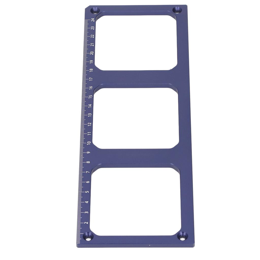 Șablon Cutie Cabluri Tip 86 3 Găuri Aliaj Aluminiu Cutie Inferioară Soclu Șablon Fante pentru Dulap