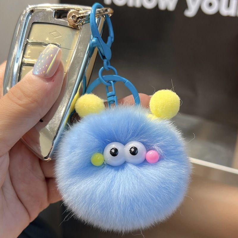Portachiavi Peluche Coniglio Rex Sintetico Bambola Giocattolo Ornamento per Borsa Regalo