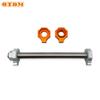 For KTM SX85 Rear Axle with Nut Axle Block Motorcycle Accessories Freeride 250 F HUSQVARNA TC85 GASGAS MC85