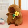 Adorable Capybara Plush Toy - Cartoon Flower Holder for Kids