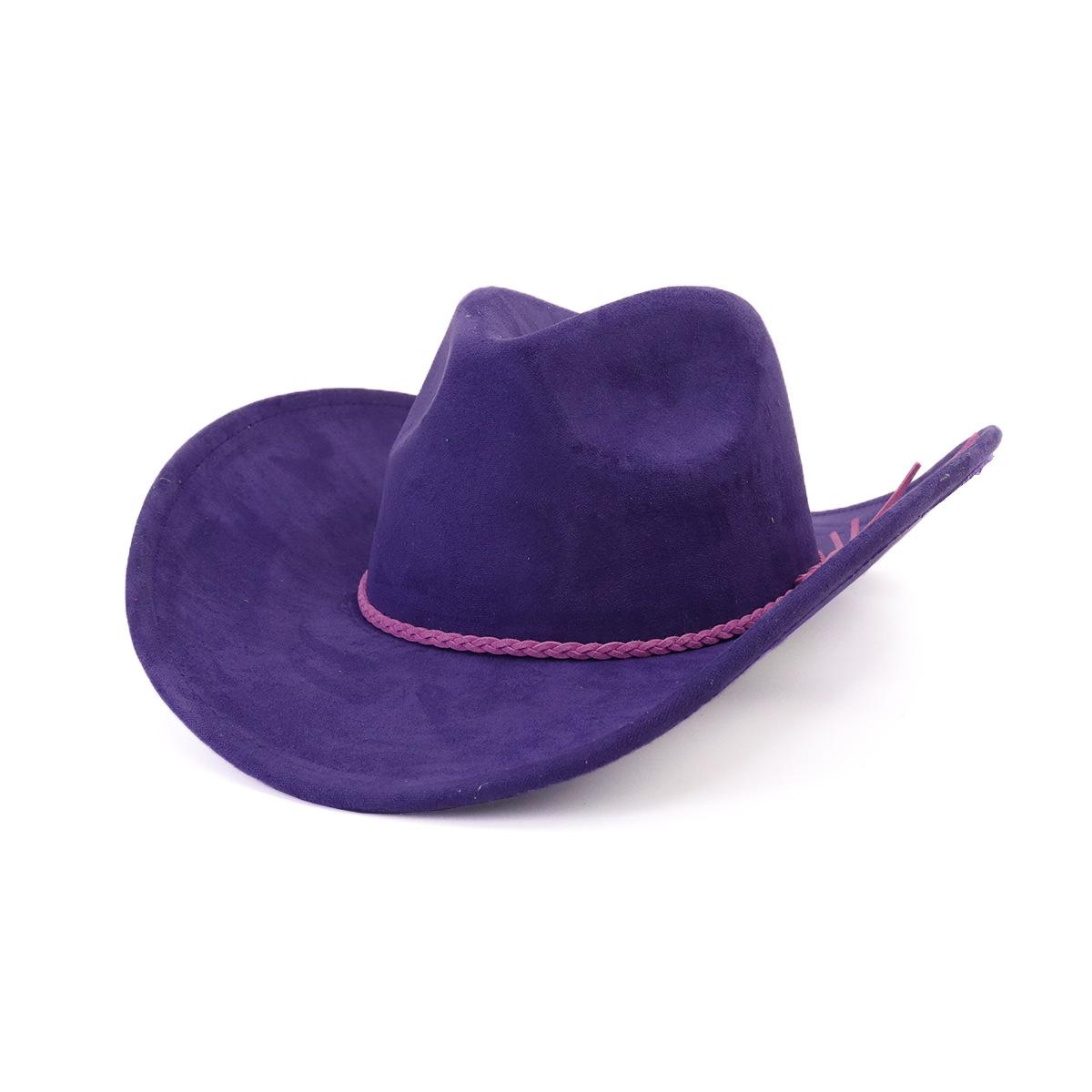 Vegan Suede Cowboy Hat Jazz Panama Hat Unisex Women s Hat Wide Brim Cowboy Hat Women s Hat Cowboy Hat M 56-58cm