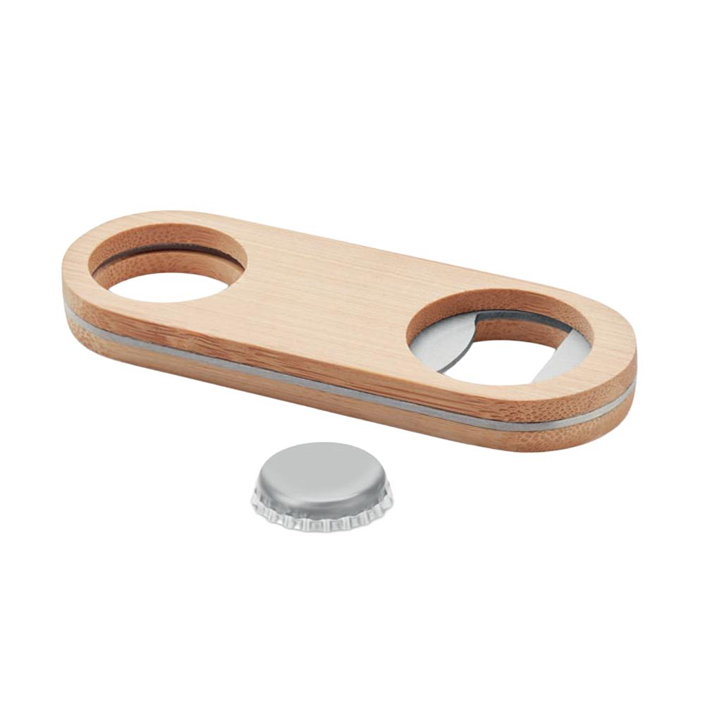 MidOcean Valbamper Bamboo Oval Bottle Opener