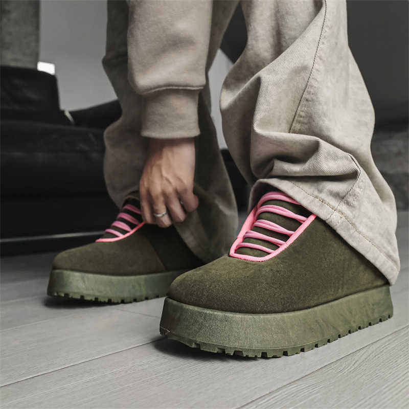 Fashion High Platform Spring Man's Trend Sports Mary Jane Exercise Shoes Sneakers Colorful Sepatu High-tech Entertainment Loafersy