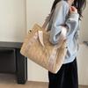 Borsa per vestiti in cotone, Borsa a tracolla versatile da donna, Borsa tote leggera e facile da trasportare