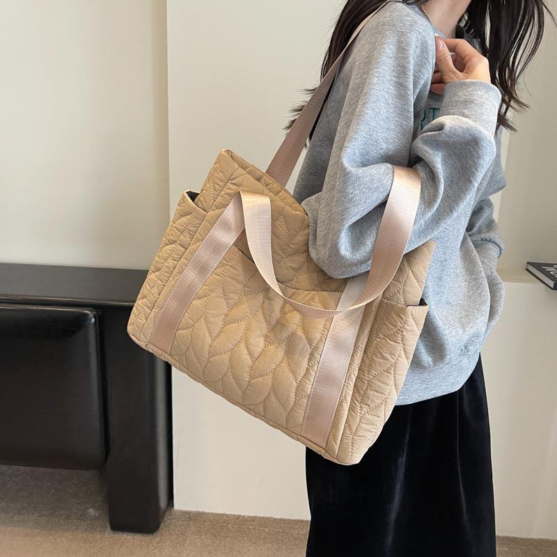 Borsa per vestiti in cotone, Borsa a tracolla versatile da donna, Borsa tote leggera e facile da trasportare