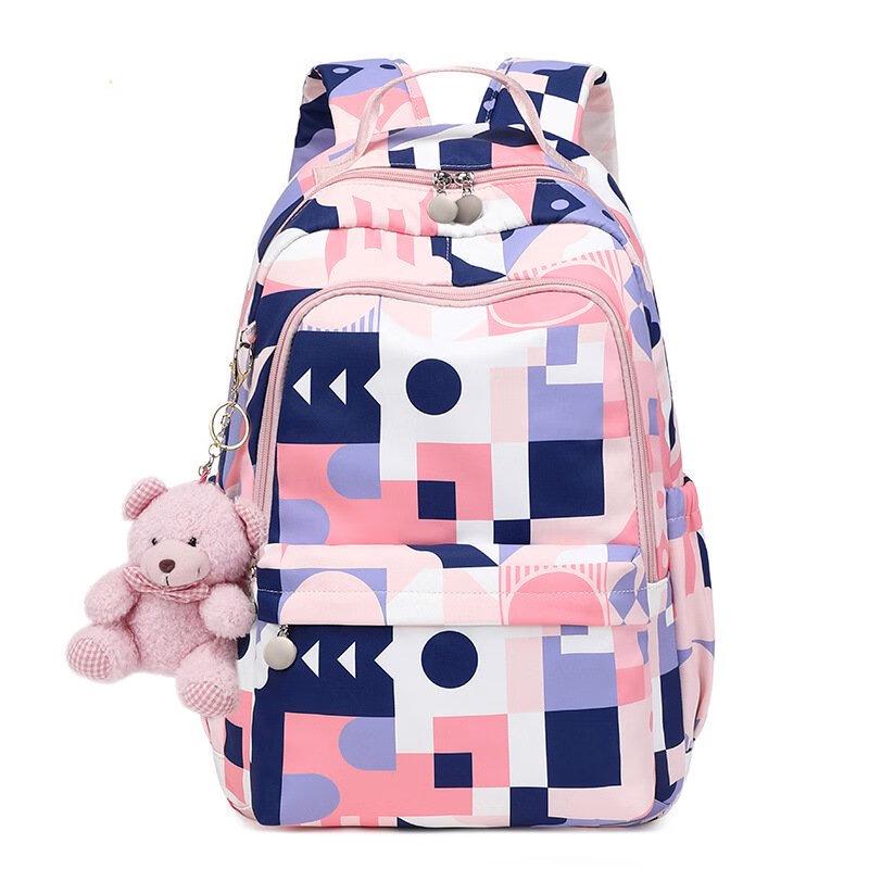 

Li Shen Dopamine Print Girls School Laptop Backpack 36*19*45